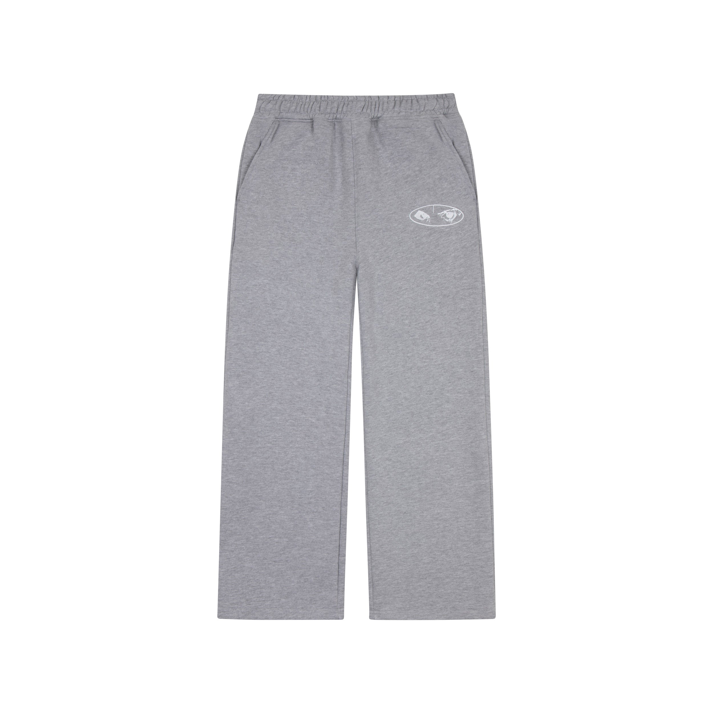 OPEN LEG JOGGER GREY